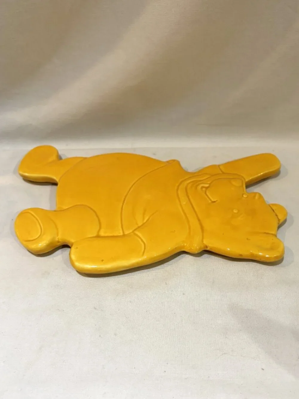 Treasure Craft Disney Winnie the Pooh Ceramic Pottery Trivet Hot Plate AS IS